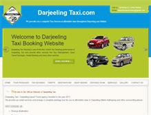 Tablet Screenshot of darjeelingtaxi.com